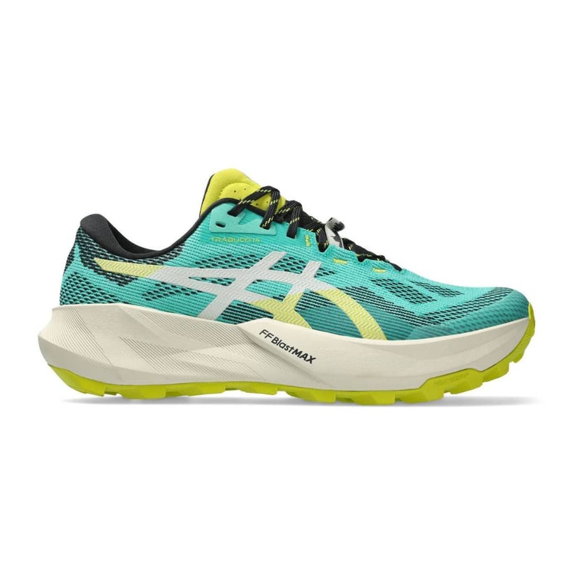 Asics Trabuco 14 Schoenen Groen Geel SS26
