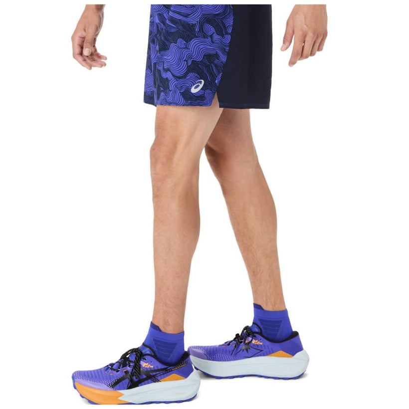 Short Asics Fujitrail Bleu Noir