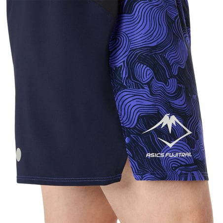 Asics Fujitrail Shorts Blue Black