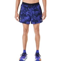 Pantaloncini Asics Fujitrail Blu Nero