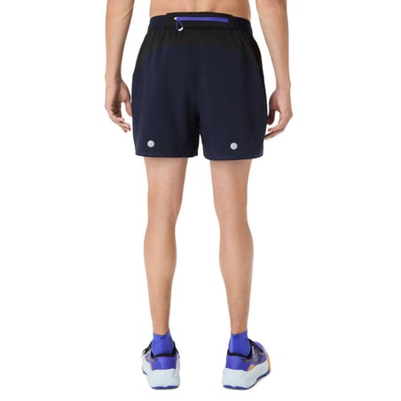 Pantalón Corto Asics Fujitrail Azul Negro