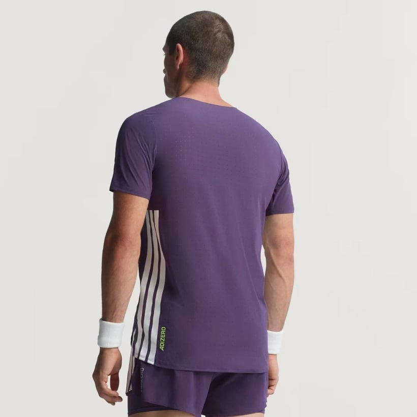 Paarse Adidas Adizero T-shirt