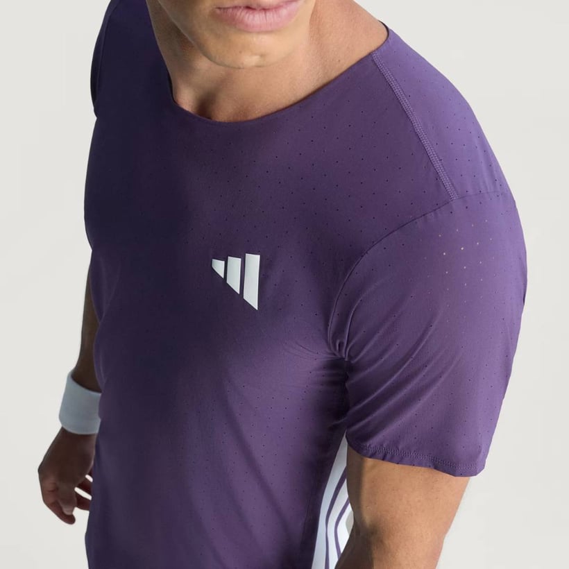 Camiseta Adidas Adizero Morada