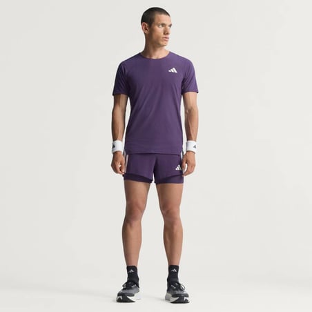 Paarse Adidas Adizero T-shirt