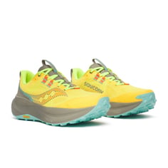 Saucony Xodus Ultra 4 Schoenen Geel Beige SS26 2