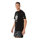 Camiseta Asics Fujitrail Manga Corta Negro Blanco