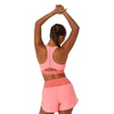Brassière Asics Road Compression Rose