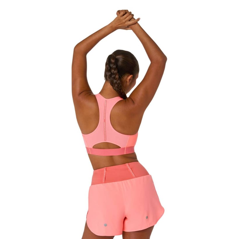 Brassière Asics Road Compression Rose