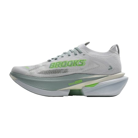 Brooks Hyperion Max 3 Schoenen Grijs Groen SS26