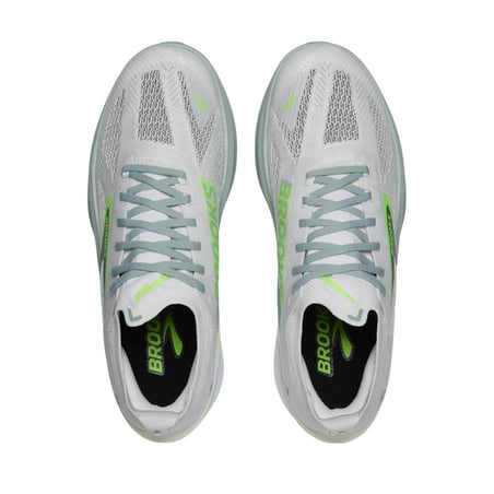 Brooks Hyperion Max 3 Schuhe Grau Grün SS26
