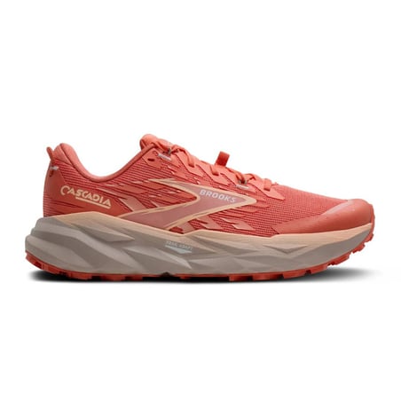 Buty Brooks Cascadia 19 Pomarańczowo-Beżowe SS26 Damskie