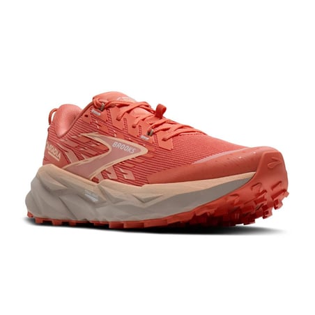 Brooks Cascadia 19 Oranje Beige SS26 Dames