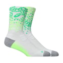 Asics Performance Run Crew Socken in Weiß und Grün