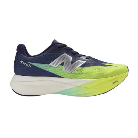 Zapatillas New Balance FuelCell SuperComp Elite v5 Verde Azul SS26 Mujer