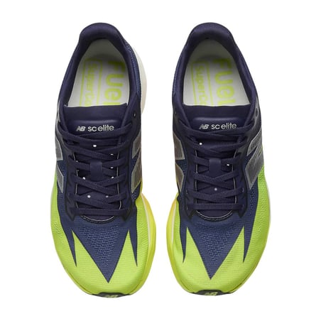 Tênis New Balance FuelCell SuperComp Elite v5 Verde Azul SS26 Mulher