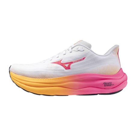 Chaussures Mizuno Wave Sky 9 Hanabi Blanc Rose AW25 Unisexe
