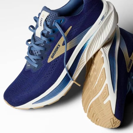 Scarpe Brooks Ghost 17 Blu Bianco SS26