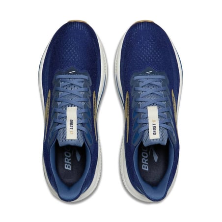 Tênis Brooks Ghost 17 Azul Branco SS26