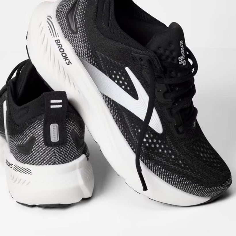 Brooks Glycerin GTS 23 Schoenen Zwart Wit SS26