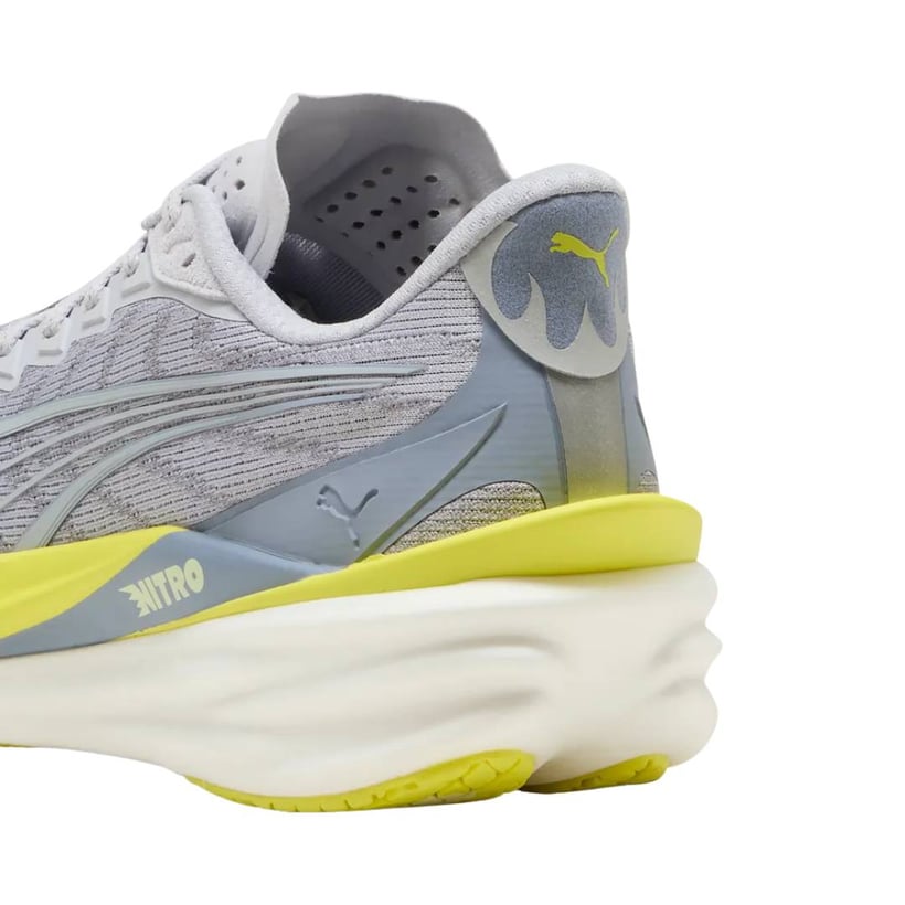 Zapatillas Puma Deviate NITRO 4 Gris Amarillo SS26