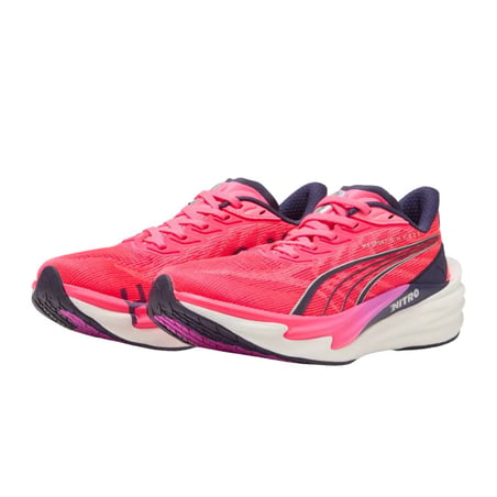 Zapatillas Puma Deviate NITRO 4 HYROX Rosa Morado SS26 Mujer