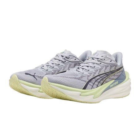 Chaussures Puma Deviate NITRO 4 Gris Jaune SS26 Femme
