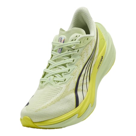 Chaussures Puma Deviate NITRO 4 Jaune Noir SS26 Femme