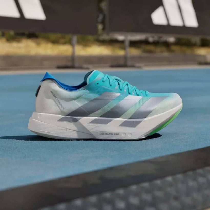 Adidas Adizero Adios Pro 4 Shoes Blue White SS26