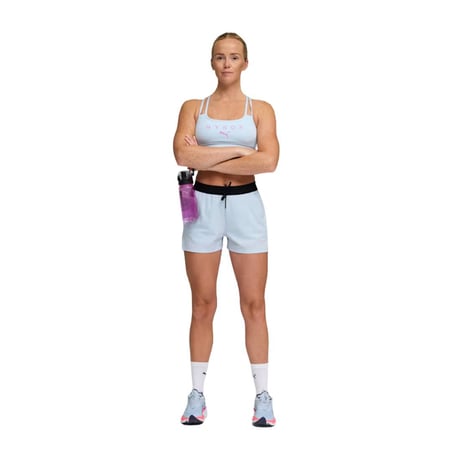 Kurze Puma DryElite x Hyrox Hose in Blau Schwarz für Damen