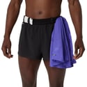 Asics Metarun Split Shorts Schwarz