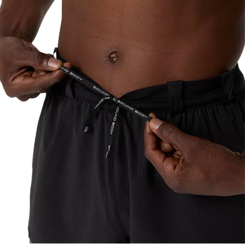 Asics Metarun Split Short Pants Black