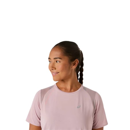 Asics Road Short Sleeve T-shirt Pink Women