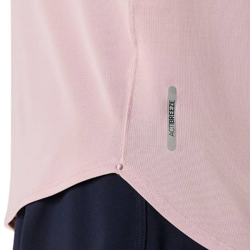 Asics Road Short Sleeve T-shirt Pink Women
