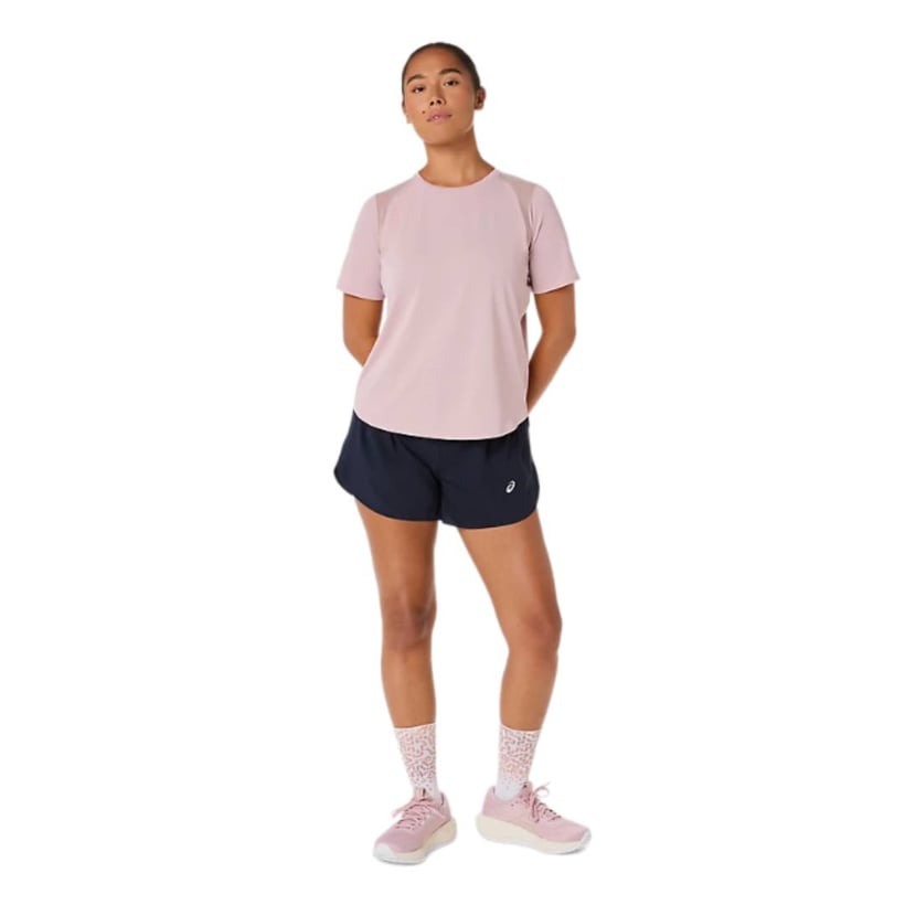 Asics Road Short Sleeve T-shirt Pink Women