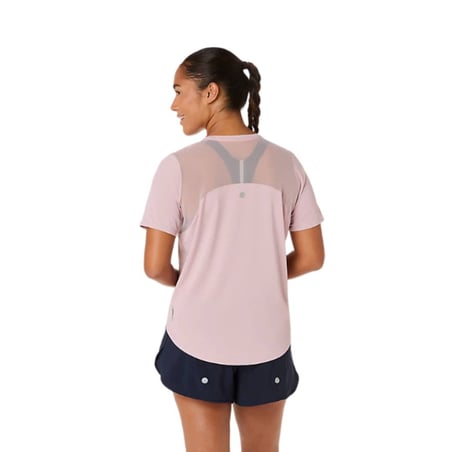 Asics Road Short Sleeve T-shirt Pink Women