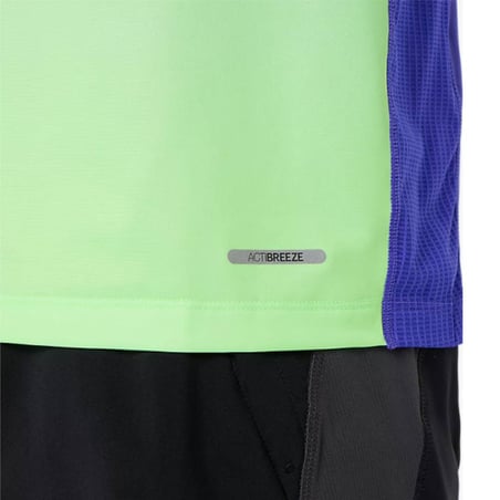 T-shirt Asics Road Fade à manches courtes violet vert
