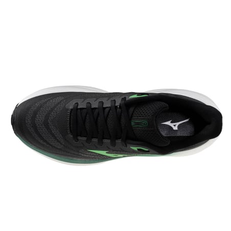 Zapatillas Mizuno Wave Sky 9 Negro Verde SS26