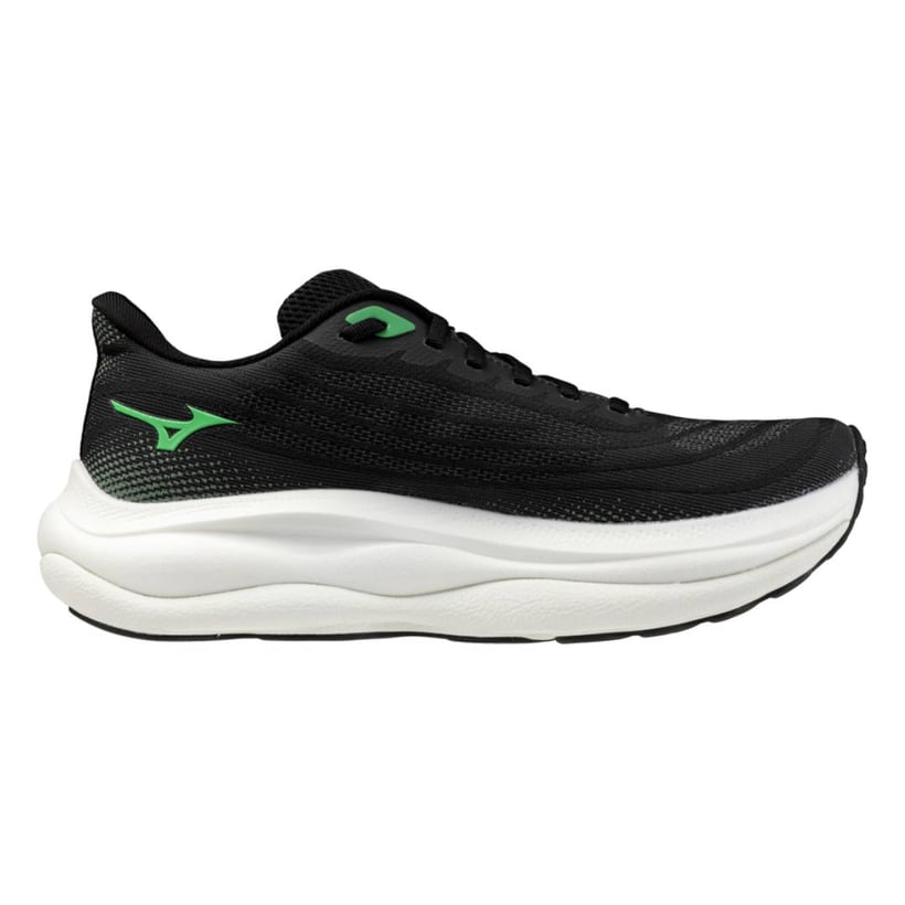 Mizuno Wave Sky 9 Schuhe Schwarz Grün SS26