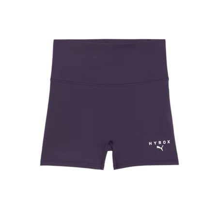 Krótkie legginsy Puma x Hyrox Shapelux 3" Fioletowe Damskie