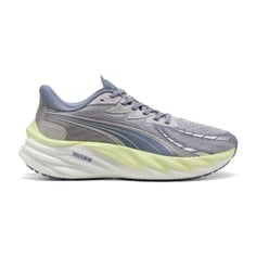 Zapatillas Puma Velocity NITRO 4 Gris Amarillo SS26 Mujer 2