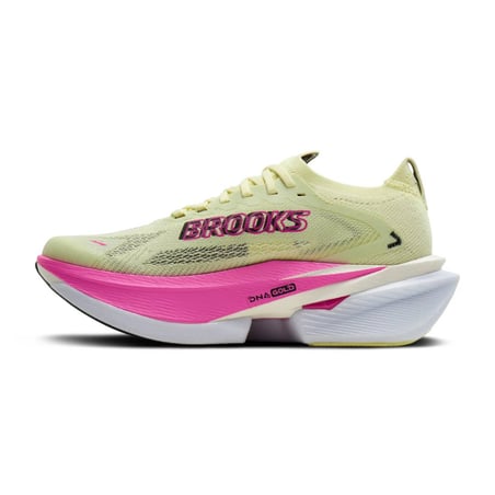 Zapatillas Brooks Hyperion Max 3 Amarillo Rosa SS26 Mujer