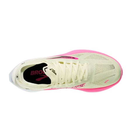 Brooks Hyperion Max 3 Geel Roze SS26 Dames Schoenen