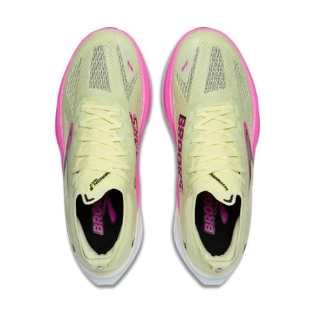 Brooks Hyperion Max 3 Gelb Pink SS26 Damen Laufschuhe