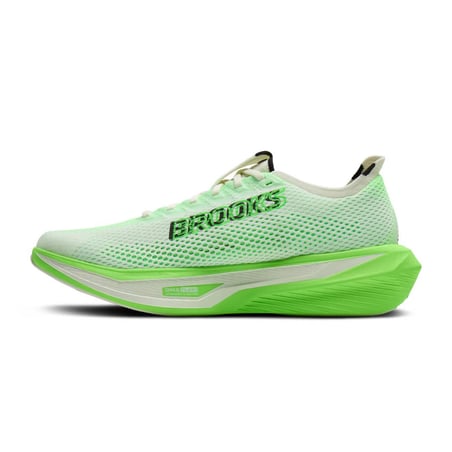 Buty do biegania Brooks Hyperion 3 zielono-białe SS26