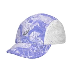 Asics Fujitrail Graphic Cap Lila Weiß