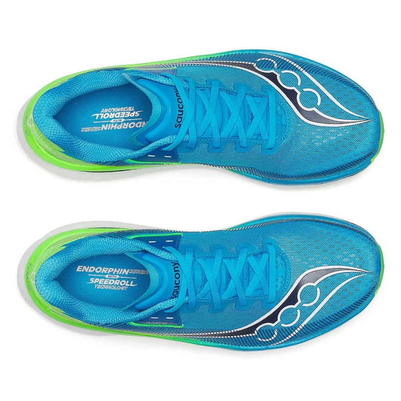 Scarpe Saucony Endorphin Azura Blu Verde SS26