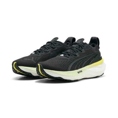 Puma ForeverRun NITRO 2 Zwart Geel SS26 sneakers