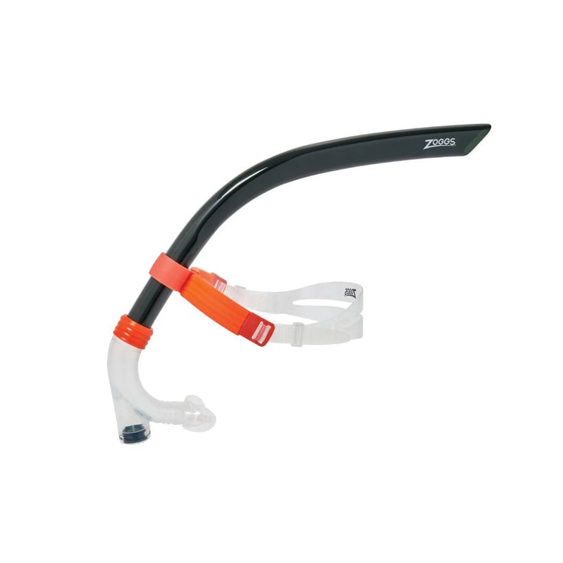 Tubo Zoggs Centre Line Snorkel Negro Naranja