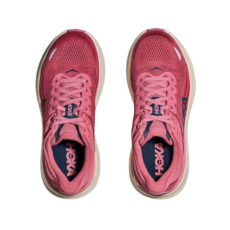 Laufschuhe Hoka Bondi 9 Rosa Beige SS26 Damen