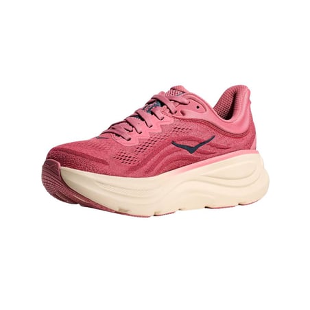 Chaussures Hoka Bondi 9 Rose Beige SS26 Femme
